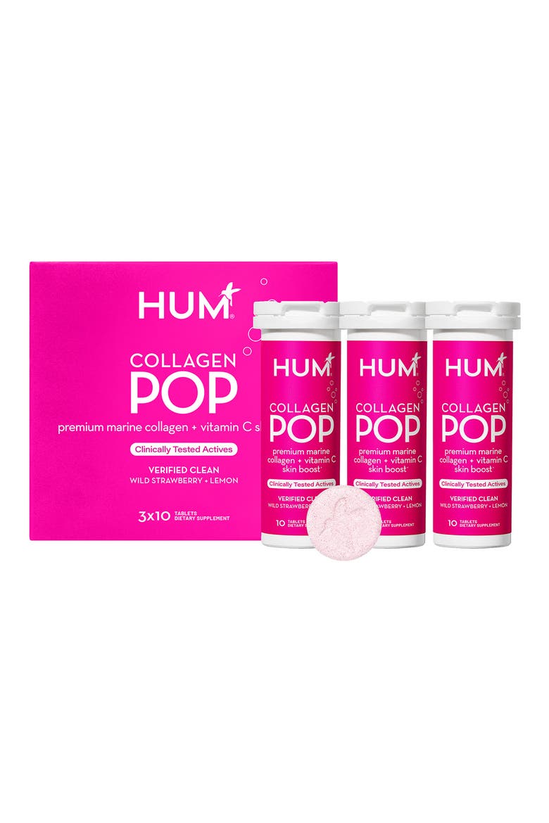 Collagen POP + Vitamin C 3-Pack Dissolvable Tablets (Nordstrom Exclusive), Main, color, NO COLOR