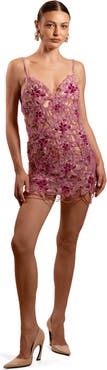 PatBO Amelia Embroidery Mini Dress