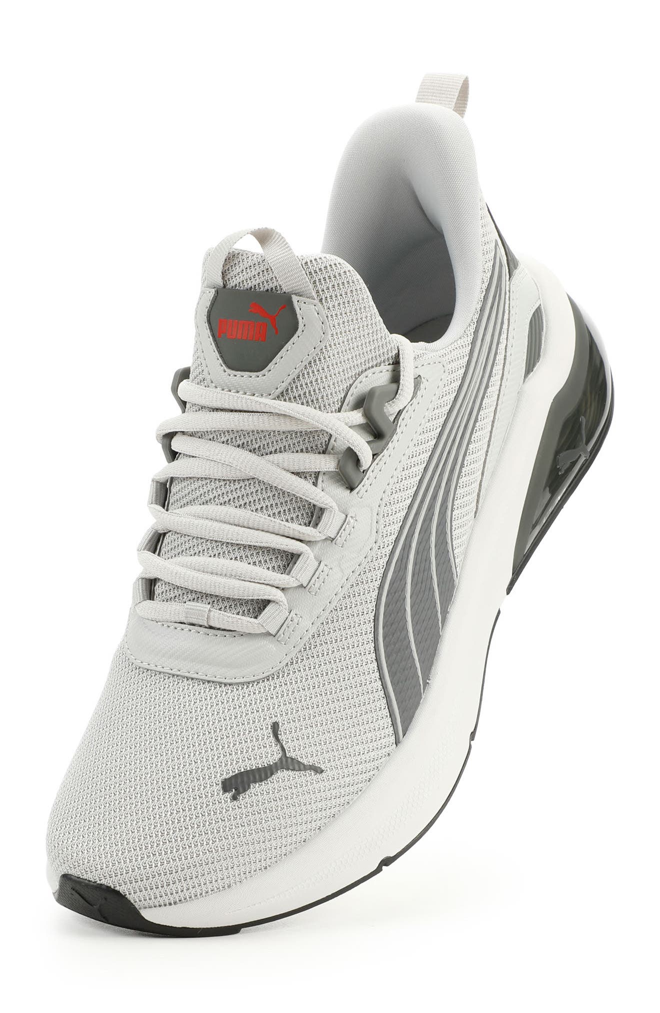 Seeker Sneaker, Alternate, color, COOL LIGHT GRAY/ DK GRAY/ RED