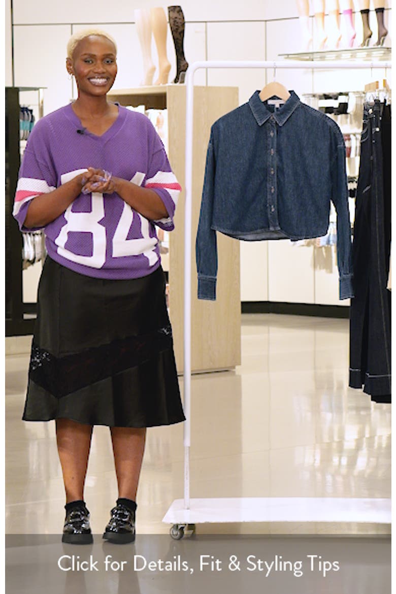 The Crop Ex-Boyfriend Denim Shirt video