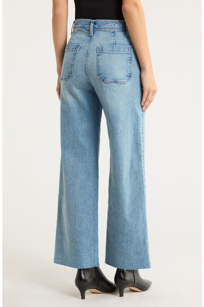 Mischa Super High Waist Wide Leg Jeans, Alternate, color, MONTEREY