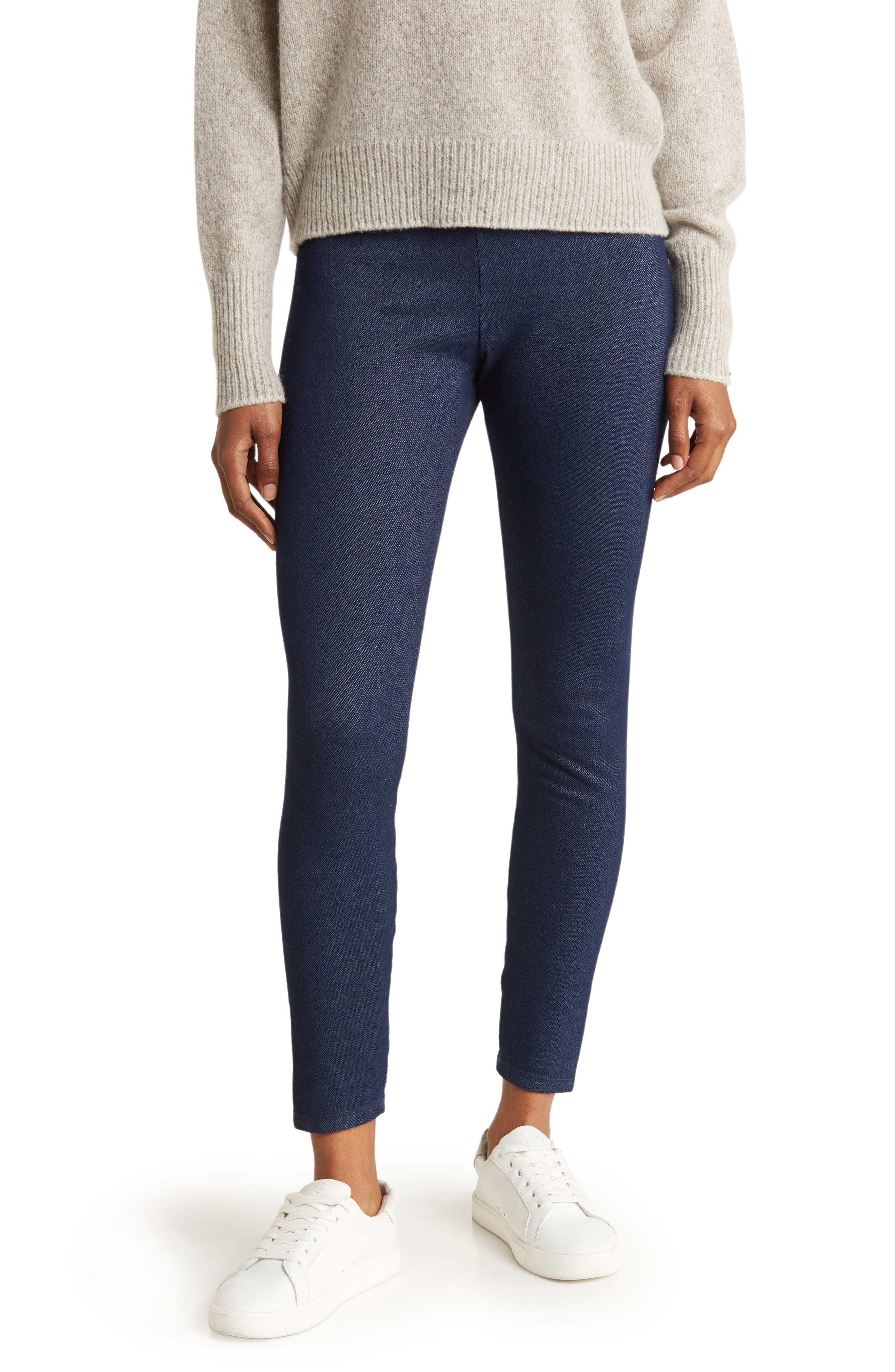 Hue Fleece Lined Denim Leggings