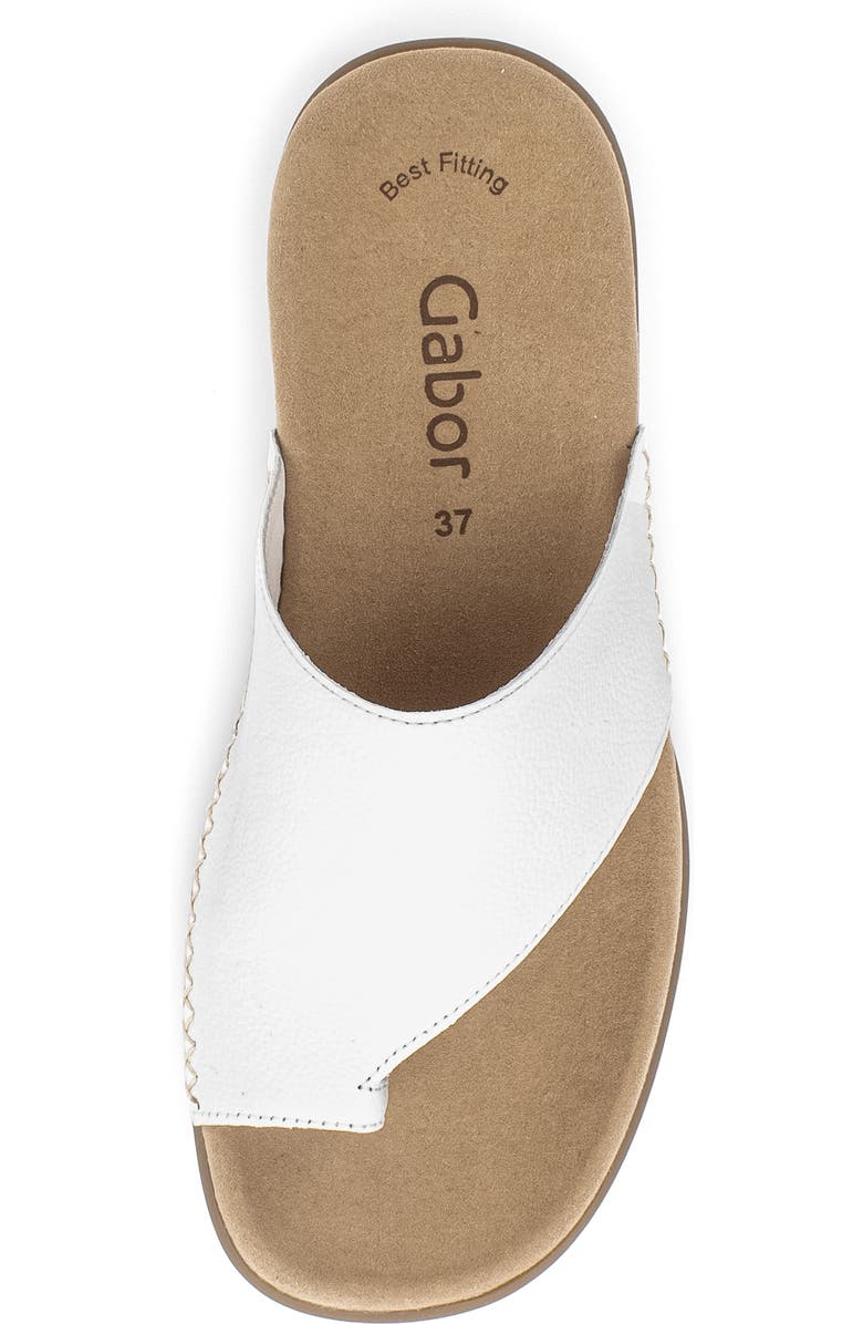 Gabor Asymmetric Flip Flop, Alternate, color, White