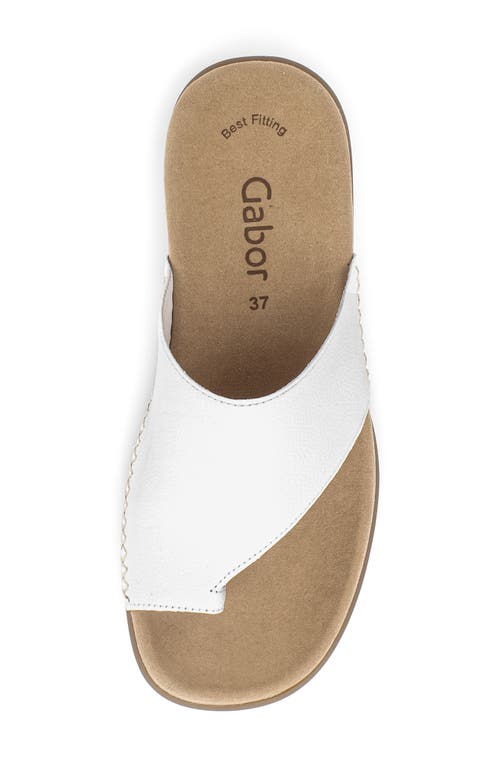 Gabor Asymmetric Flip Flop In White