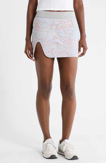 Lacoste Reversible Embroidered Quilted Miniskirt