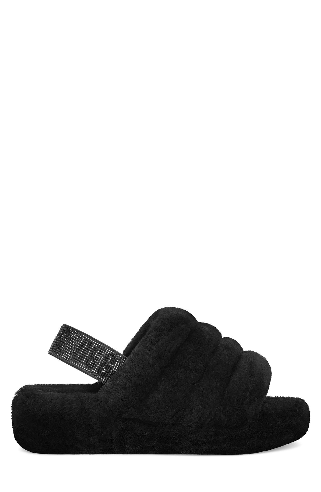 UGG<sup>®</sup> Fluff Yeah Genuine Shearling Slide Sandal, Alternate, color, 