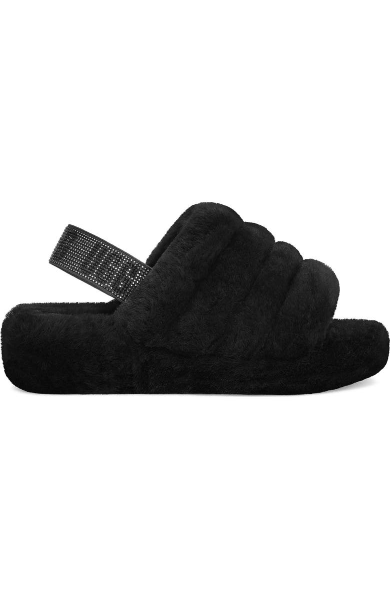 UGG<sup>®</sup> Fluff Yeah Genuine Shearling Slide Sandal, Alternate, color,