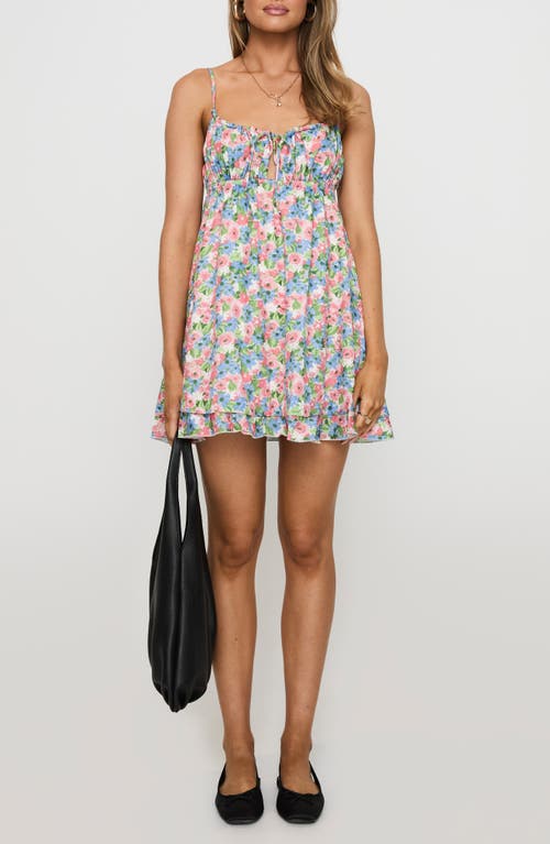 PRINCESS POLLY PRINCESS POLLY EMPRESS OF LOVE FLORAL PRINT MINIDRESS