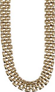 Argento Vivo Sterling Silver Panthera Collar Necklace