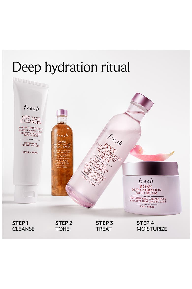 Rose & Squalane Deep Hydration Oil-Infused Serum, Alternate, color, NO COLOR