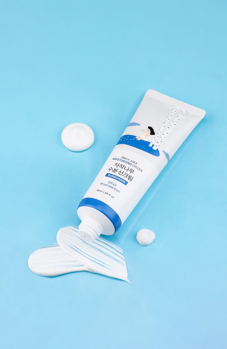ROUND LAB Birch Juice Moisturizing UVLock Spectrum 45 Sunscreen, Alternate, color, 