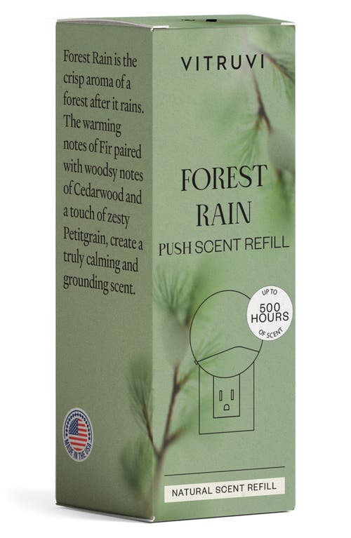 Vitruvi Forest Rain Push Plug-in Scent Refill In Forest Rain