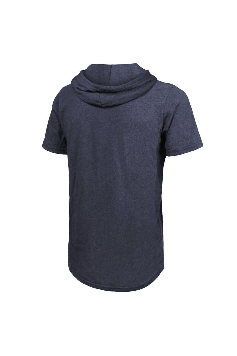 Men's Majestic Threads  Navy Indiana Pacers Tri-Blend Hoodie T-Shirt, Alternate, color, Navy