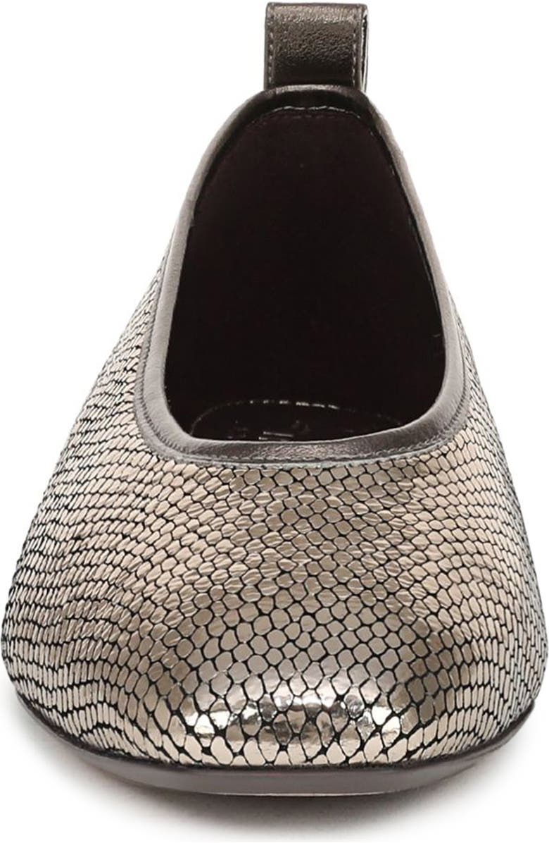 27 EDIT Naturalizer Carla Leather Ballet Flat, Alternate, color, Pewter