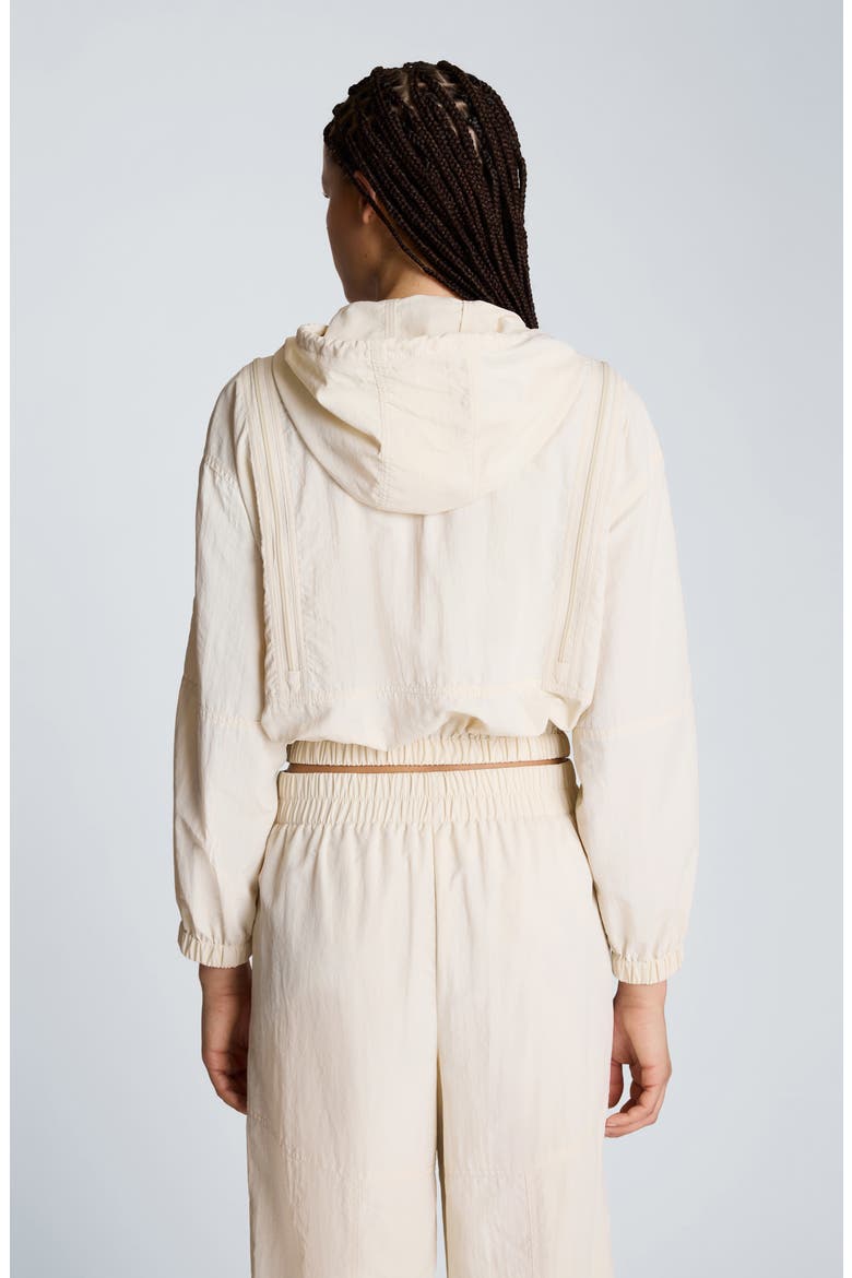 Zip Shoulder Hoodie, Alternate, color, OYSTER