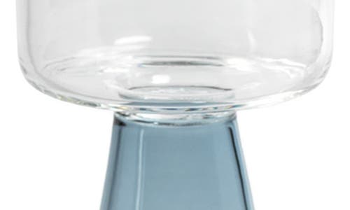 Zodax Viterbo Set Of 4 Champagne Flutes In Blue
