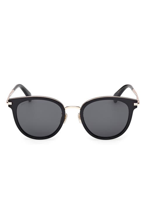 Max Mara 54mm Round Sunglasses