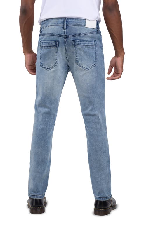 Spring + Mercer Super Soft Slim Fit Jeans In Blue
