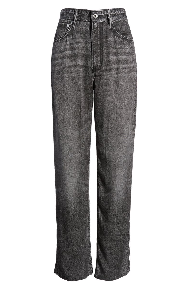 rag & bone Liquid Alex High Waist Straight Leg Jeans, Alternate, color,