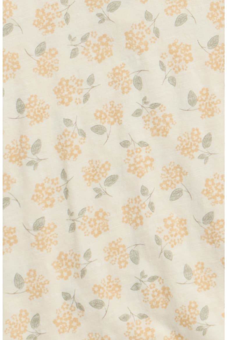 Ditsy Print Cotton Bubble Bodysuit, Alternate, color, IVORY