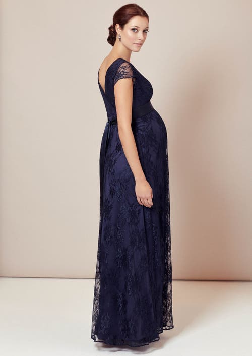 Tiffany Rose Maternity Eden Gown Long In Blue