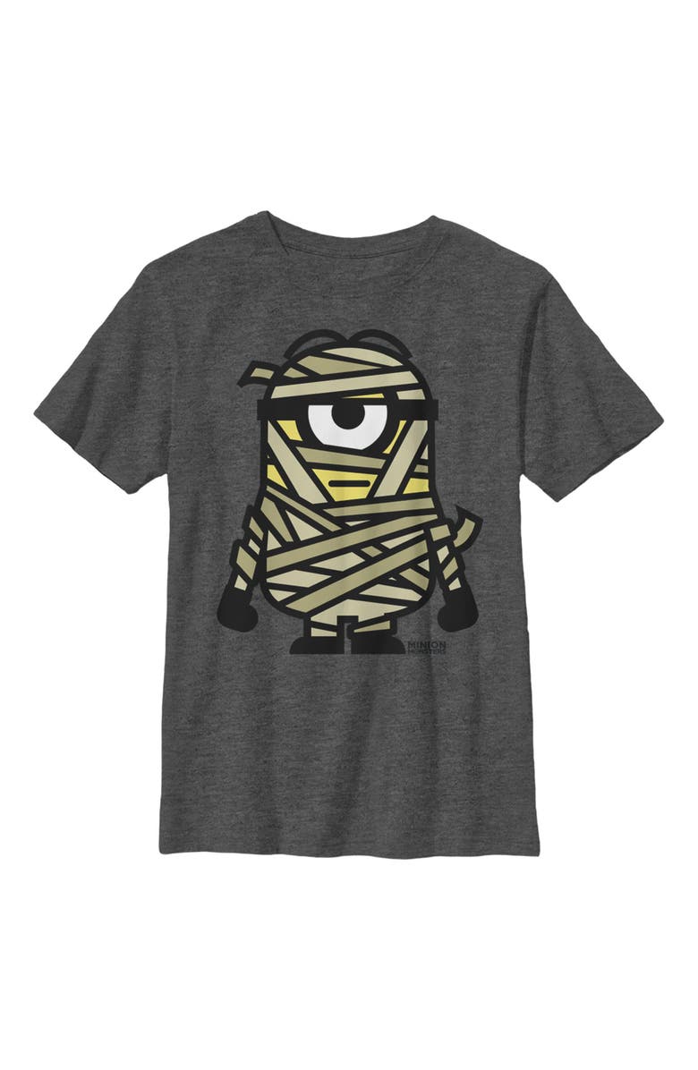 Despicable Me Boy's Despicable Me Minions Mummy  Graphic T-Shirt, Main, color, Charcoal Heather