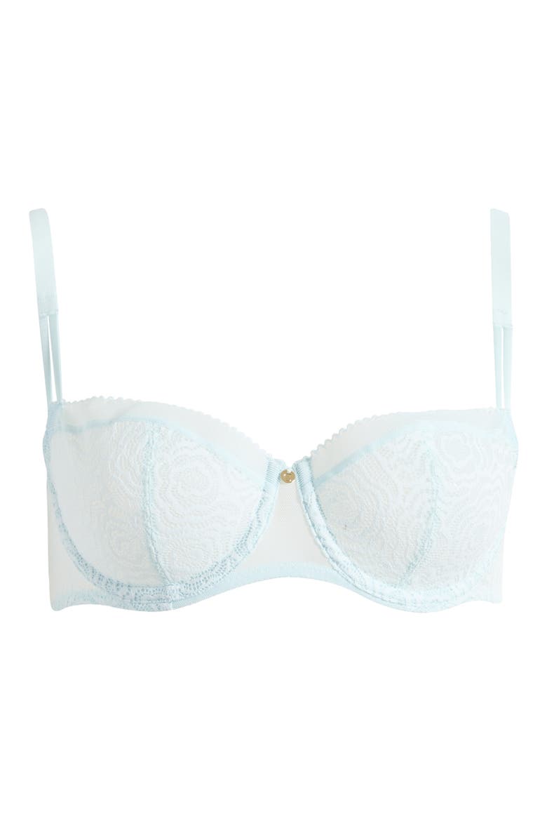 C Jolie Underwire Demi Bra, Alternate, color, PEPPERMINT