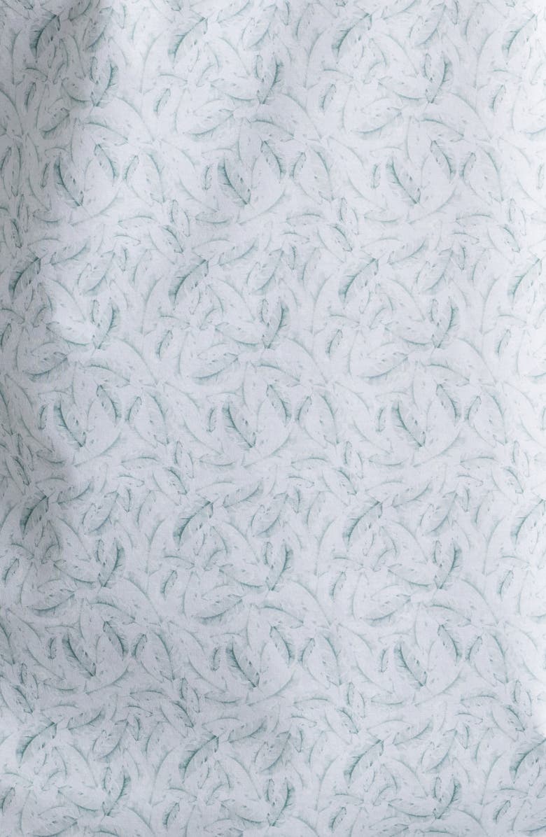 Bugatchi Victor OoohCotton<sup>®</sup> Feather Print Polo, Alternate, color, Mint