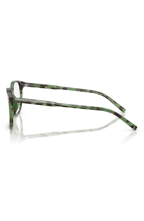 Dolce & Gabbana Dolce&gabbana 53mm Pillow Optical Glasses In Green