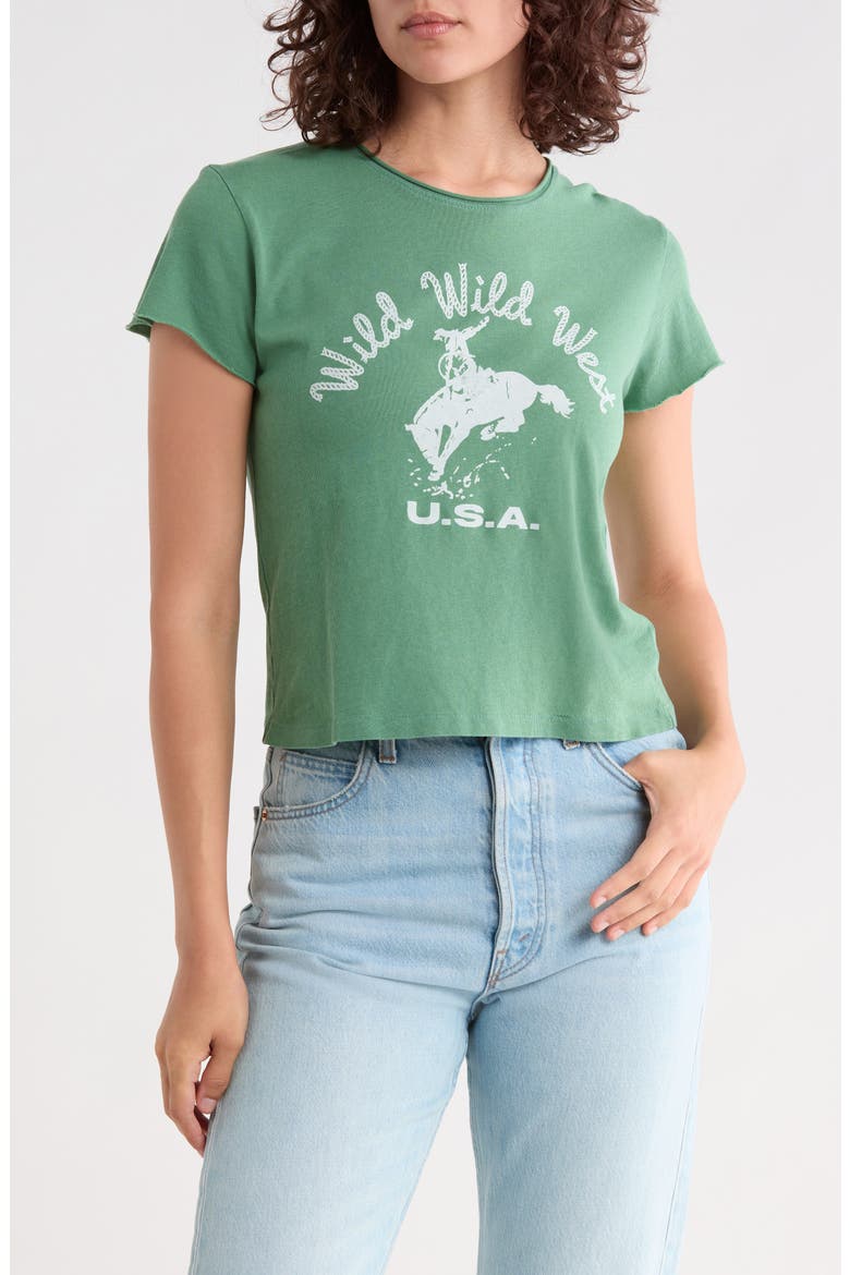 Wild Wild West Graphic T-Shirt, Main, color, PERIDOT