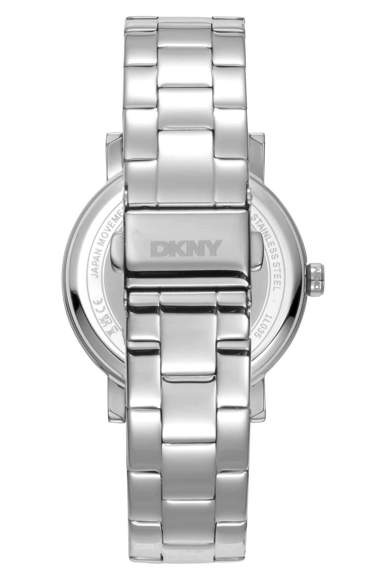 Logo Bracelet Watch, 36mm, Main, color, SILVER
