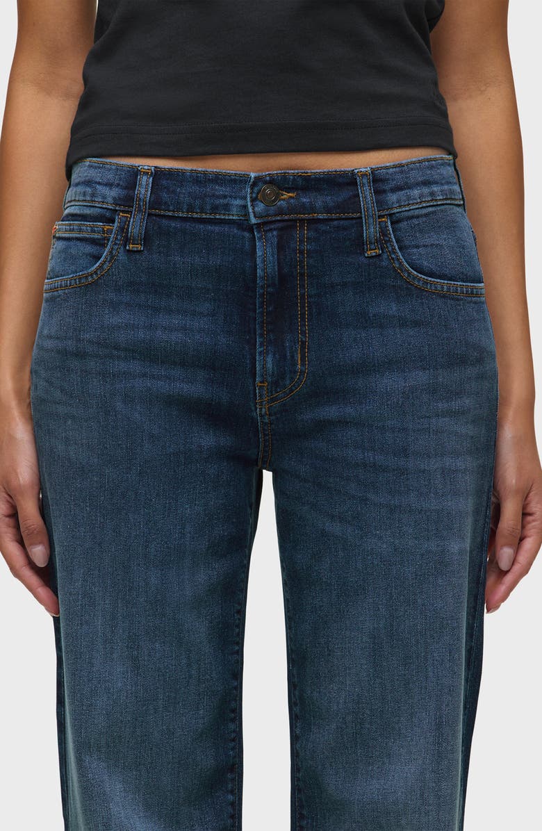 Hudson Jeans Rosalie High Waist Wide Leg Jeans, Alternate, color, Giulia