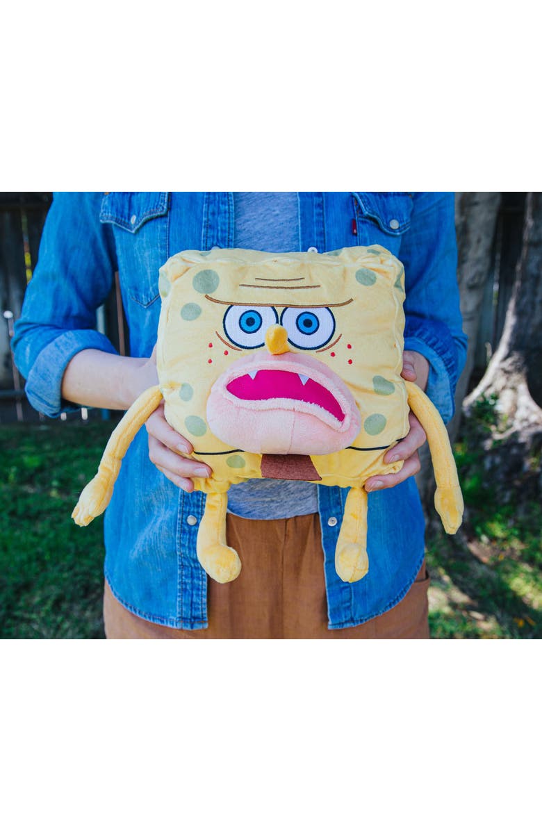 Toynk Nickelodeon SpongeBob SquarePants Caveman SpongeBob 10-Inch Collector Plush Toy, Alternate, color, Multi-Color