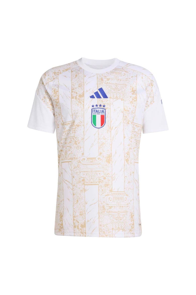 Men's adidas White Italy National Team 2026 Pre-Match Top, Alternate, color, White