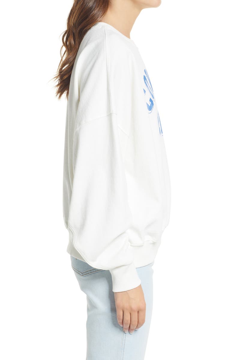 Wrangler Women's Relaxed Cotton Graphic Sweatshirt, Alternate, color, 