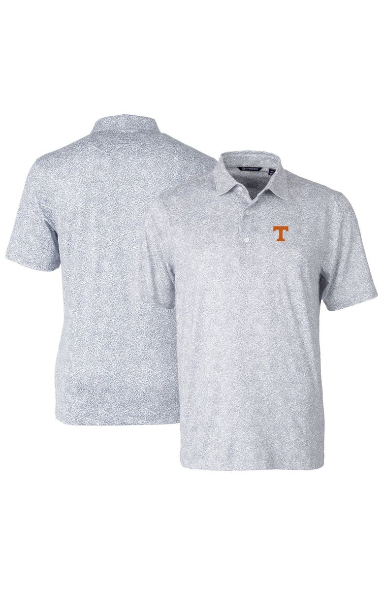 Cutter & Buck Men's Cutter & Buck Gray Tennessee Volunteers Pike Constellation Print Stretch Polo, Main, color, 