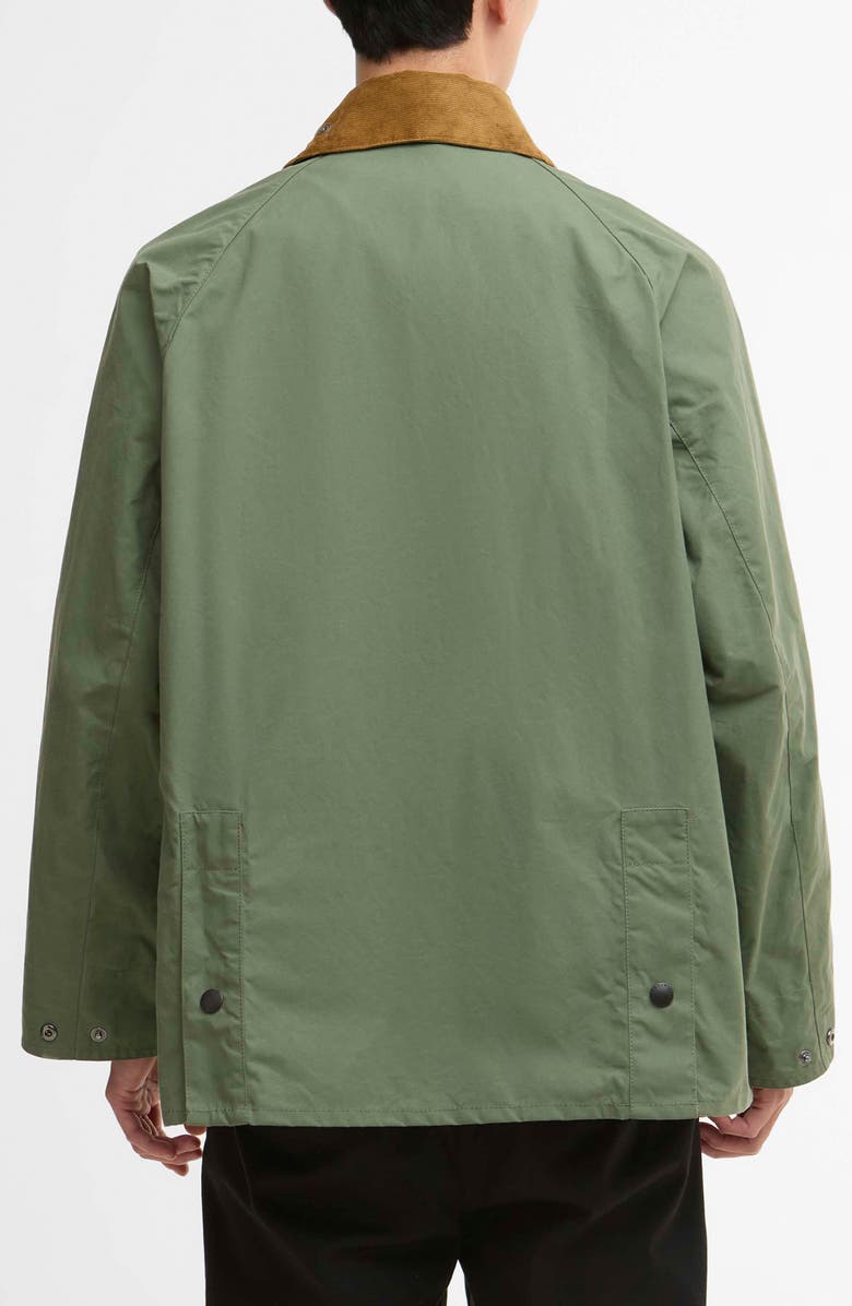 Barbour Bedale Coated Cotton Jacket, Alternate, color, Winter Moss
