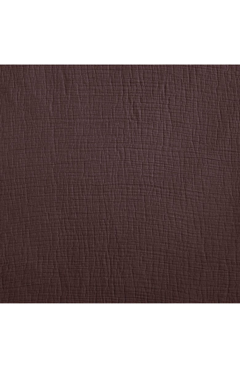 Calvin Klein Washed Texture Duvet Cover & Shams Set, Alternate, color, Dark Brown