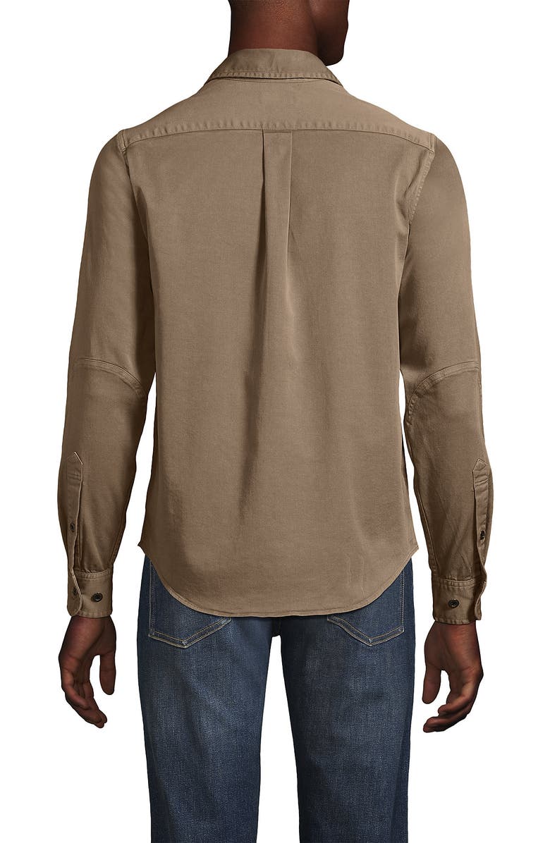 Lands' End Sun Washed Overshirt, Alternate, color, 