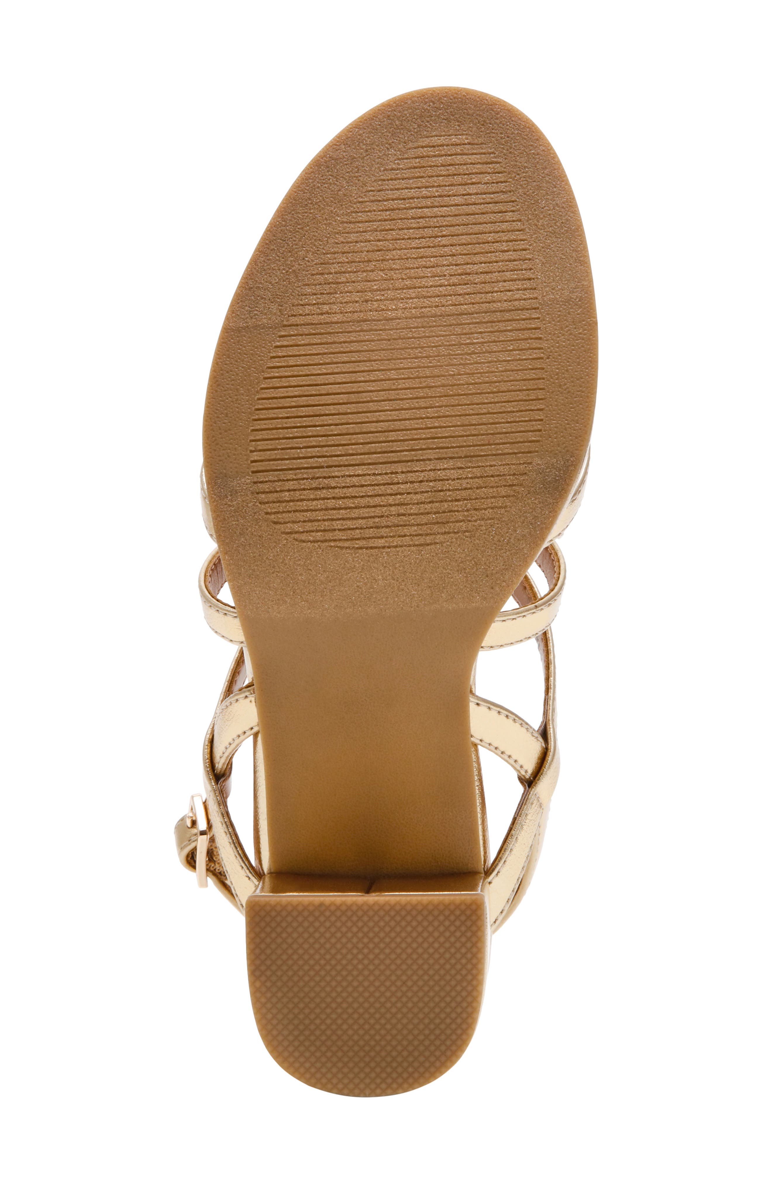 Kids' Sensy Faux Leather Bow Sandal, Alternate, color, GOLD