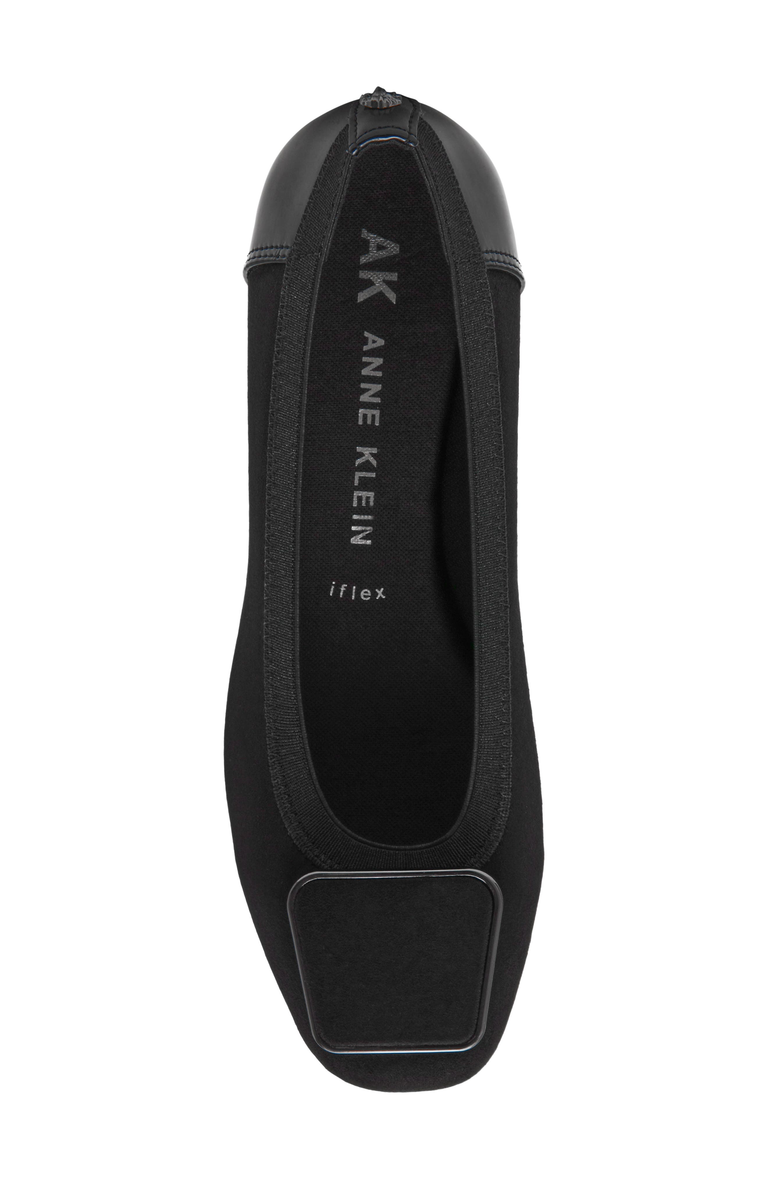 Ucal Skimmer Flat, Alternate, color, BLACK MICROSUEDE