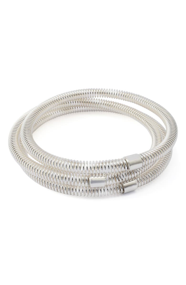 Robert Lee Morris Set of Three Coiled Bangles, Alternate, color,