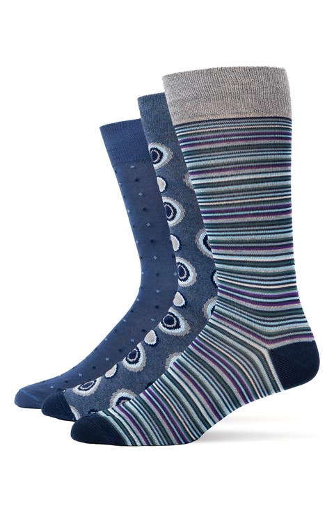 Assorted 3-Pack Crew Socks