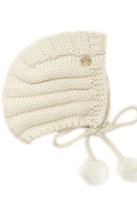 Oatmeal Organic Cotton Knit Bonnet (Baby)