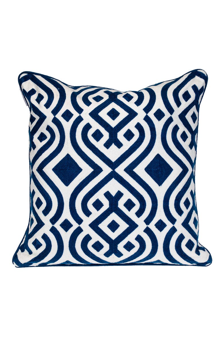 Vega Throw Pillow, Main, color, BLUE