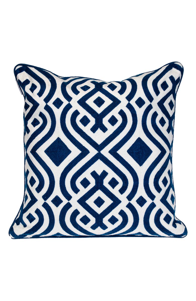 PARKLAND COLLECTION Vega Throw Pillow, Main, color, Blue