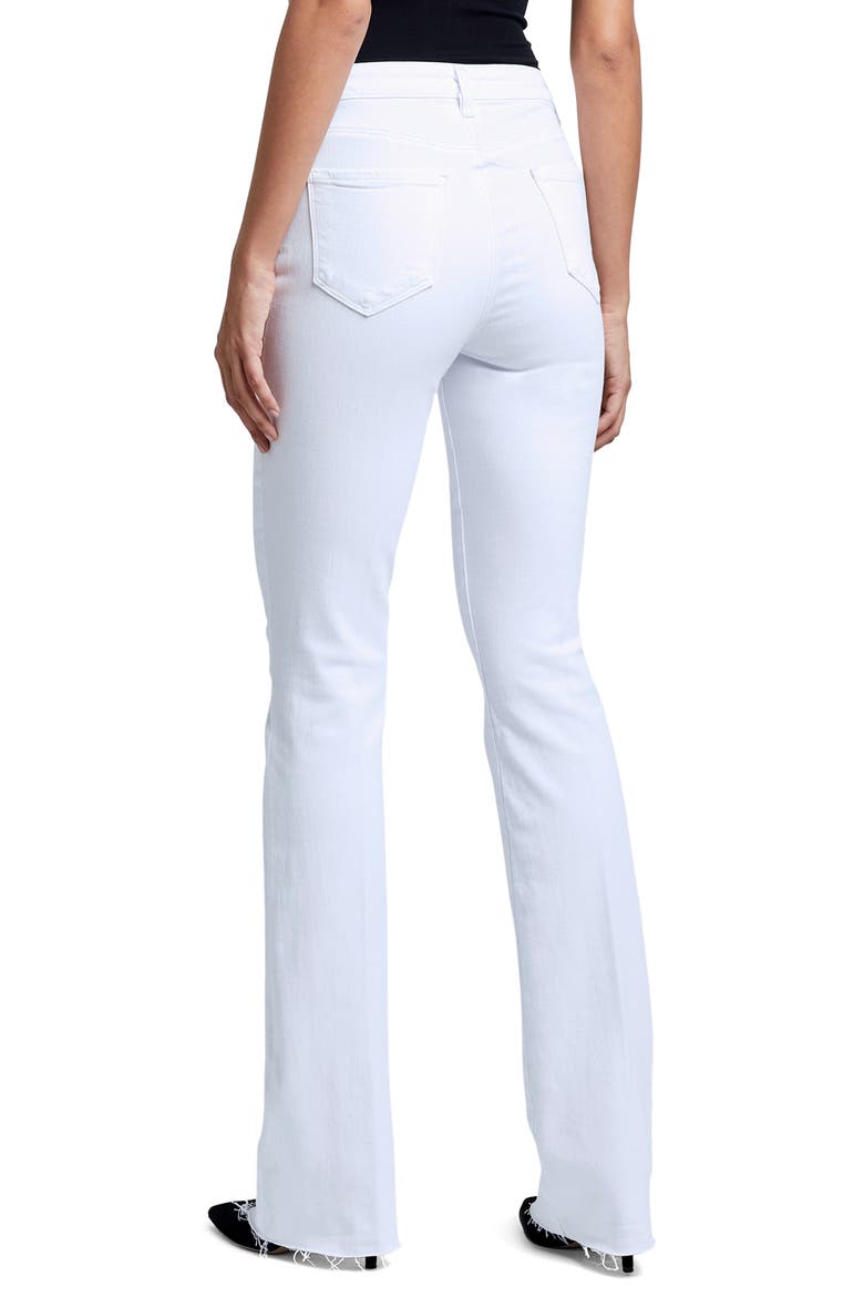 Ruth High Rise Straight Leg Jeans, Alternate, color, BLANC