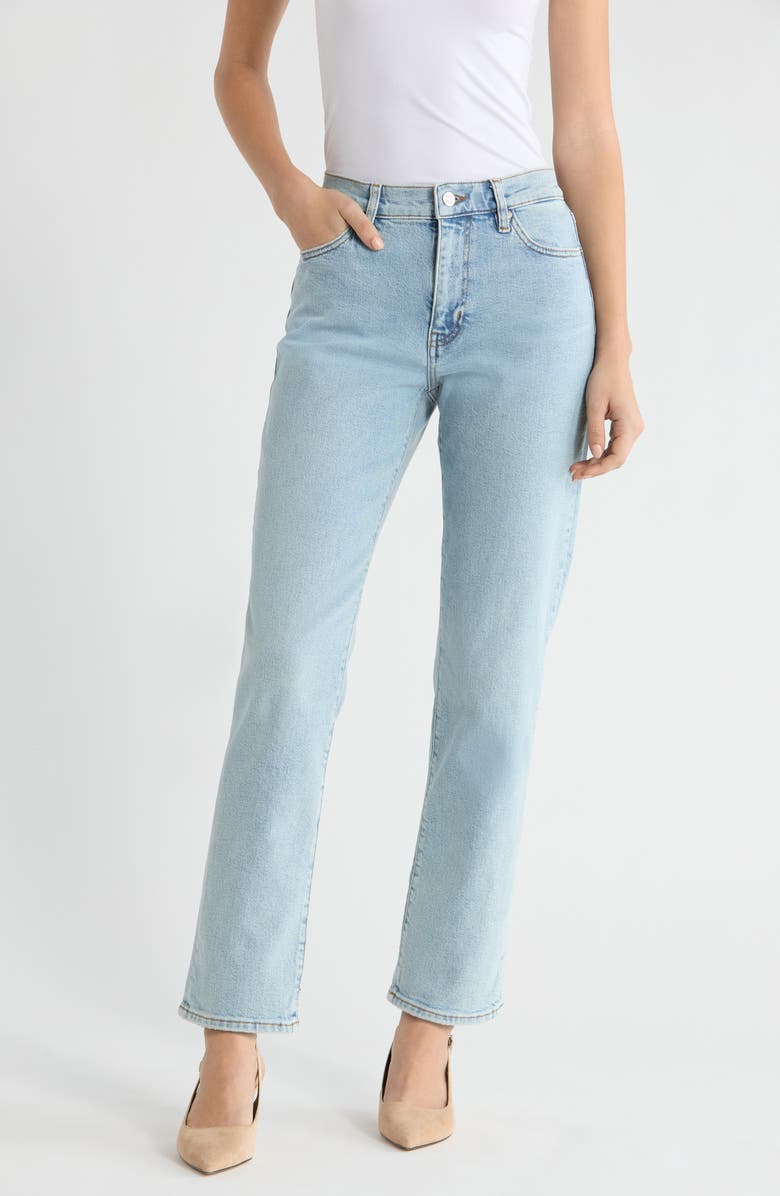 FRAME The Borrowed Mid Rise Boyfriend Jeans, Main, color, Ida
