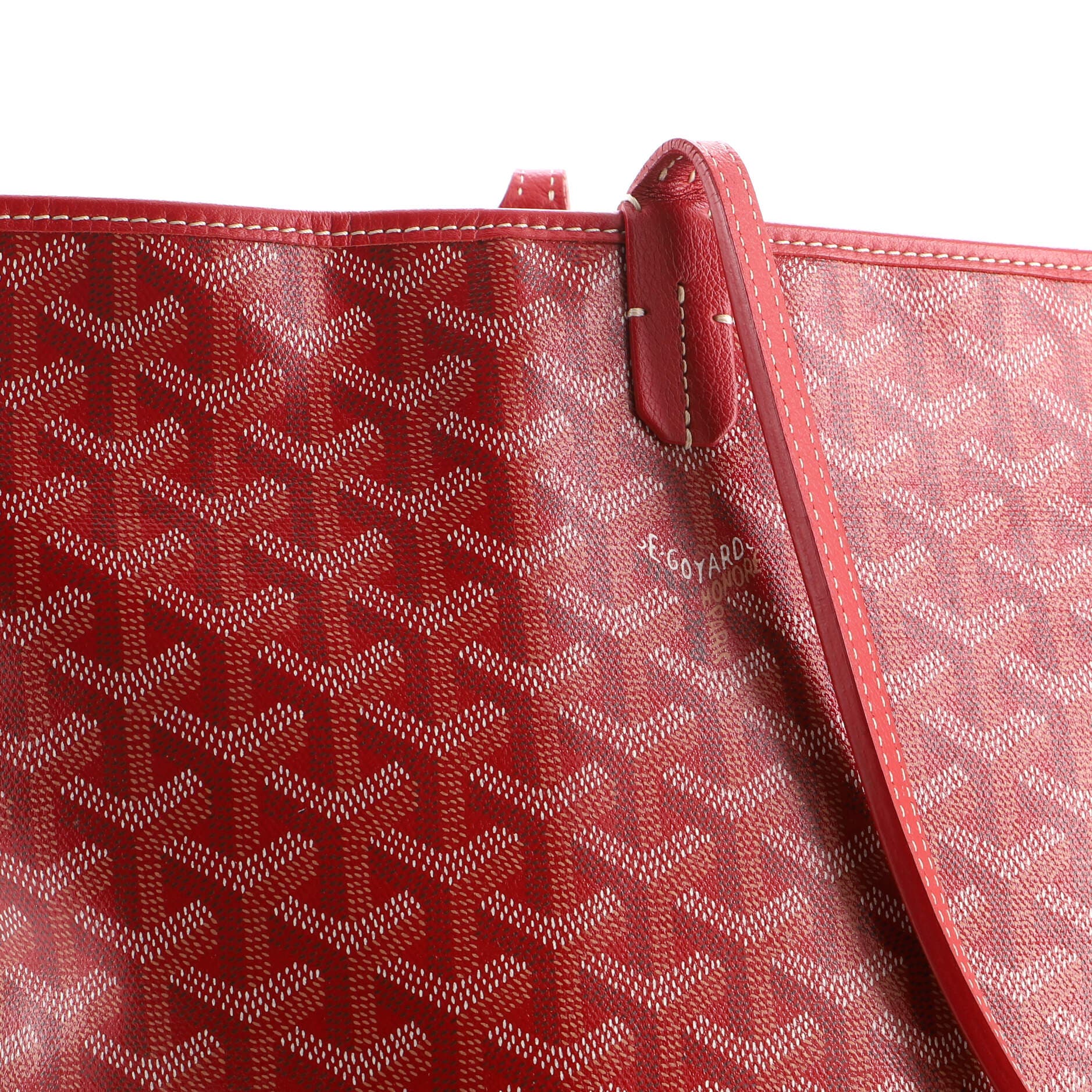 Artois Tote Coated Canvas MM, Alternate, color, Red