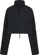 SKIMS Faux Shearling Crop Jacket